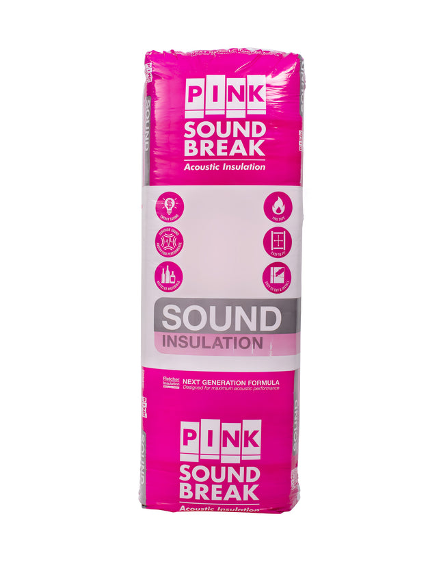 R2.0 1160 x 430 x 70mm Insulation Batts – S/BREAK – 10 Pack - PINK