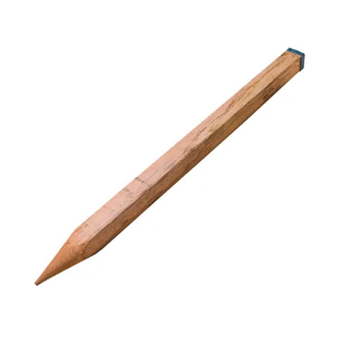 Hardwood Pegs 50 x 50 Stakes 900mm With Steel Collar