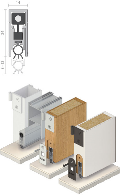 Raven RP8 Automatic Drop Seal - 920mm