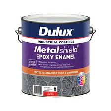 Dulux 4L Metalshield Epoxy Enamel Gloss Paint True Red