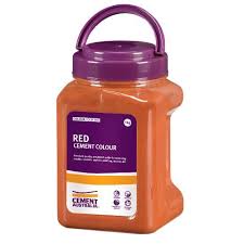 1kg Powder Cement Oxide Pigment – Red – Concrete, Mortar & Render Colour