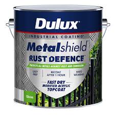 Dulux Metalshield Rust Defence Black Satin 4L