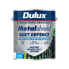 Dulux Metalshield Rust Defence Vivid White Satin 4L