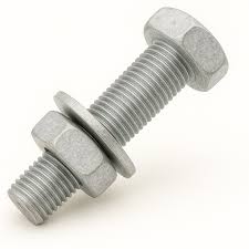 Bolt & Nut Hex Galv M12 x 100mm