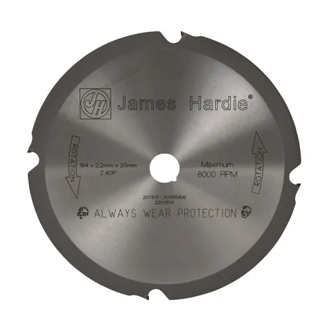 184mm Diamond-Tip Circular Saw Blade – James Hardie HardieBlade