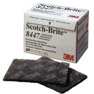 3M 8447 Maroon Scourer (perforated) 230mm X 150mm