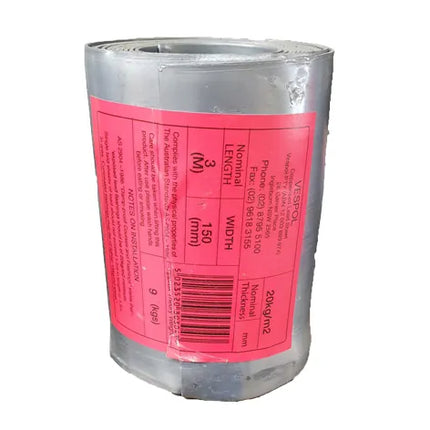 150mm x 3m Lead Dampcourse Flashing – 20kg/m2 – Vespol