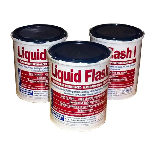 Brush-On Liquid Waterproofing Membrane – Liquid Flash for Wet Areas, Balconies & Roof Repairs