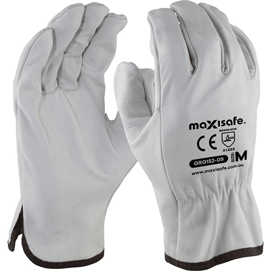 Full Grain Rigger Gloves – Maxisafe Economy – Durable Leather