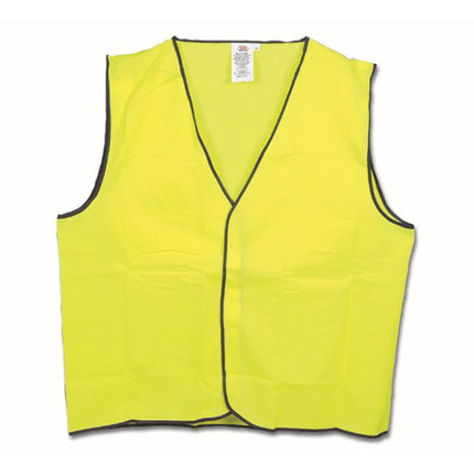 Large Hi-Vis Yellow Day Vest – Maxisafe – Day Class