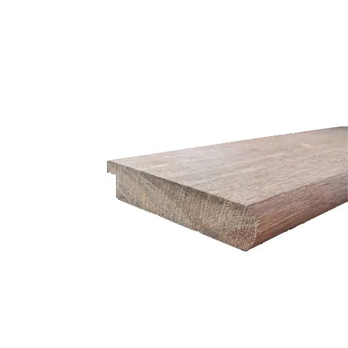 157 x 31mm Merbau Hardwood Door Tread – Exterior Step/Nosing Profile
