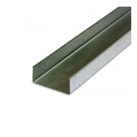 92mm x 0.55mm x 3.0m Galvanised Steel Wall Track – For Stud Framing