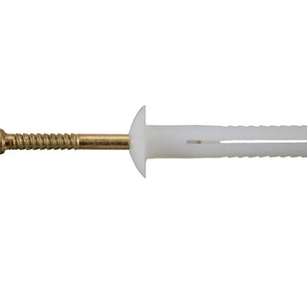 Nylon Anchors Mushroom 6.5mm x 50mm pk100