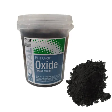 1kg Cement Oxide Pigment – Black B100 – Boral Blue Circle