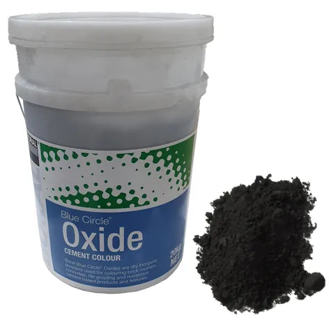 20kg Cement Oxide Pigment – Black B100 – Boral Blue Circle