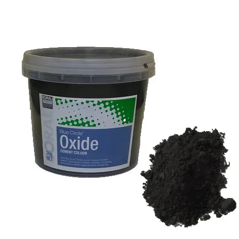 2kg Cement Oxide Pigment – Black B100 – Boral Blue Circle