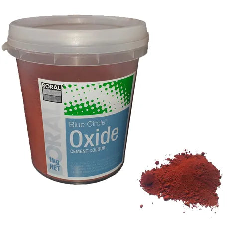 1kg Cement Oxide Pigment – Red 222 – Boral Blue Circle