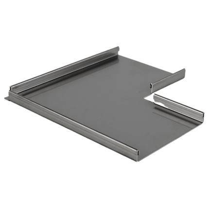 100mm x 28mm Plastic Corner Grate & Drain Kit – 90° for Strip Channels