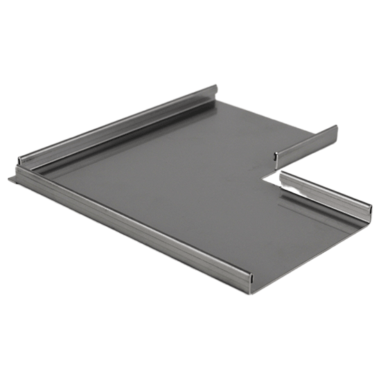 100mm x 28mm Plastic Corner Grate & Drain Kit – 90° for Strip Channels