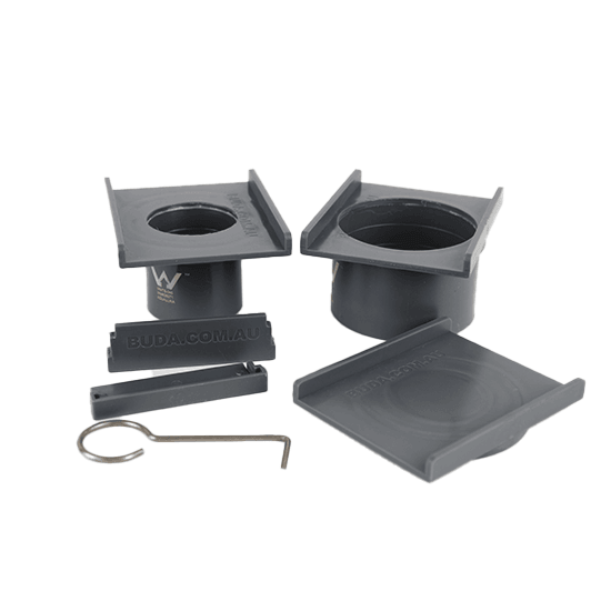 100mm x 28mm Strip & Channel Drain Accessories Kit – For Plastic Systems
