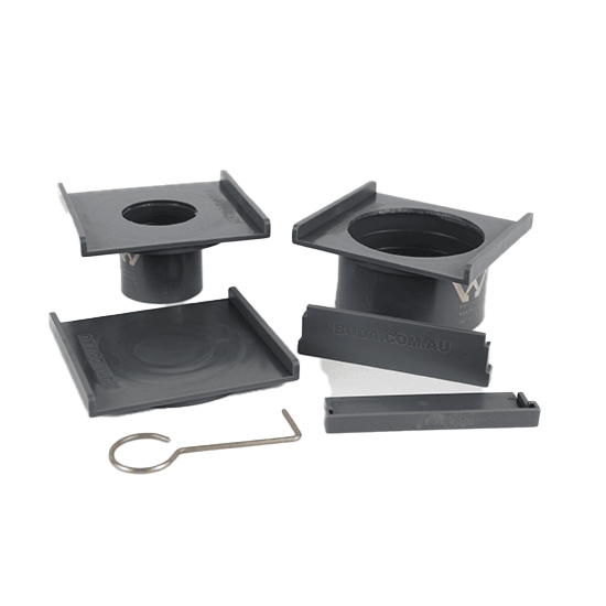 95mm x 50mm Strip & Channel Drain Accessories Kit – For Plastic Systems