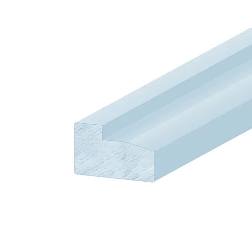 Bottom Rail 66 X 42 H3 Design Pine Primed 18mm BAL 5.4m