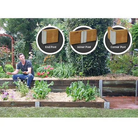 Retain-IT 50mm x 750mm End Post Whites Outdoors