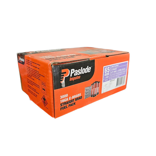 65mm Angled C-Brad Nails with Fuel Cell – Collated