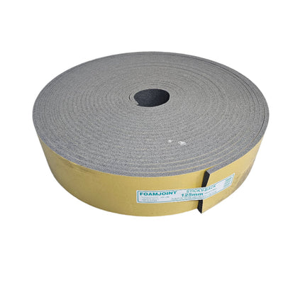 125mm x 10mm x 25m Adhesive Foam Expansion Joint Roll