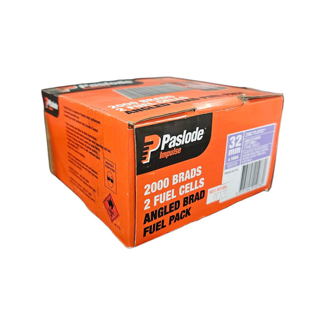 32mm Zinc Plated Angled Brad w/ Gas