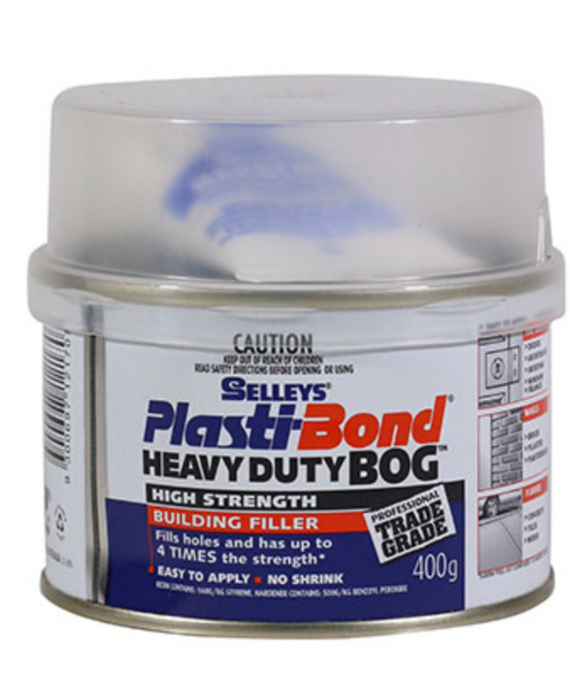 Filler Plasti Bond Heavy Duty Bog 400g Selleys