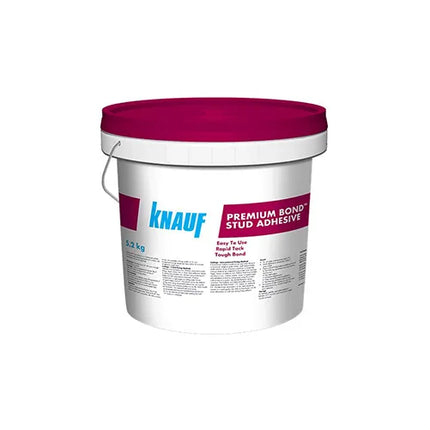 5.2kg Knauf Stud Adhesive – Premium Bond for Plasterboard to Timber or Steel