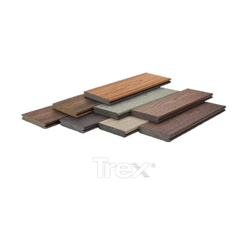 140 x 25mm x 5.48m Grooved Composite Decking Board – TREX