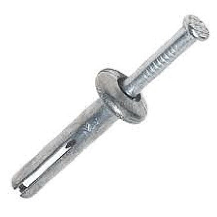 6.5 x 32mm Metal Pin Anchors – Zinc Plated, Pack of 100