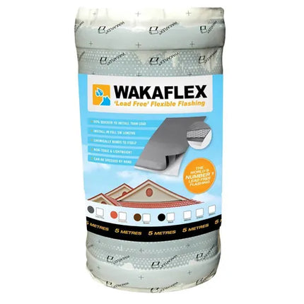 Wakaflex 370mm x 5m Black Roof Flashing