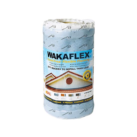 280mm x 5m Roll Wakaflex Roof Flashing (Lead Free) – Grey – Self‑Adhered Flexible Roofing Seal