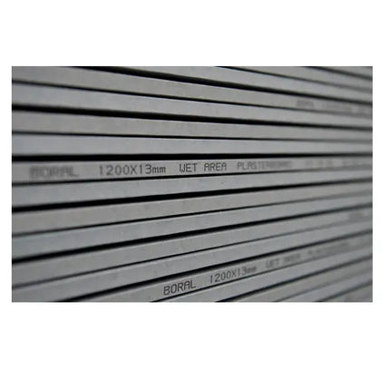 2400 x 1200 x 10mm Wetstop Moisture Resistant Plasterboard – Knauf – For Bathrooms & Laundries