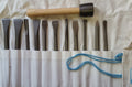 Chisel Set 12 pcs and Hammer Tungsten France