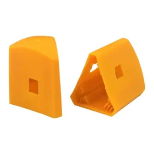 Star Post Caps Yellow Whites – 60mm