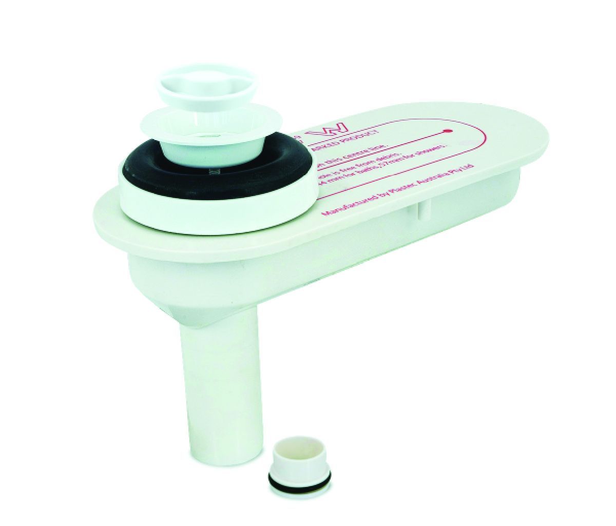 DWV Bath Connector Flexi Dinger C/P Grate PVC Plug – 40mm x 350mm
