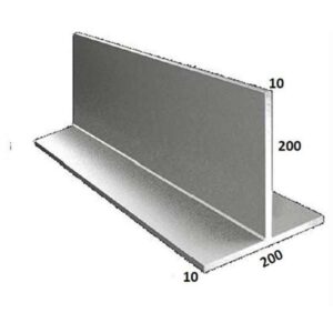 Galintel T Bar 200 x 10mm (B) 200 x 10mm (V) x 5.2m