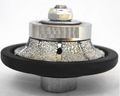 Bull Nose Diamond Hand Profile Wheel Vacuum Brazed M14 40mm