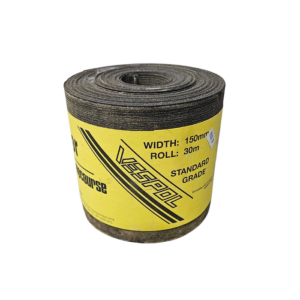 Alcore Aluminium Dampcourse – 150mm x 30m Bitumen Laminated Moisture Barrier
