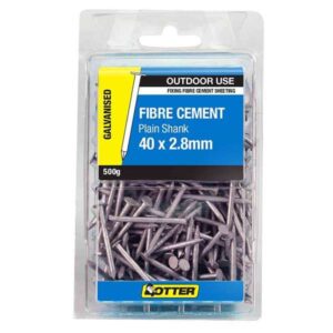 Otter Nail Fibre Cement Sheet Galvanised 40 x 2.80mm 500g