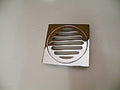 Floor Waste Square Brass Chrome Plated Drop-In 80mm