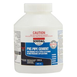 PVC Cement – 500mL, Pureseal (Fast Setting Pipe Adhesive)