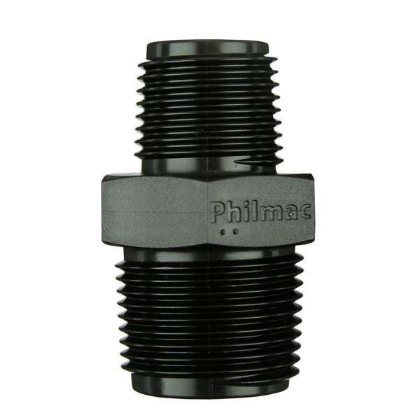 Philmac BSP Threaded Reducing Nipple 2 x 1 Inch