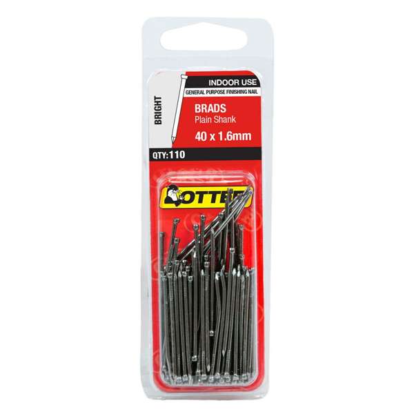 Otter Nail Bullet Head Bright 40 x 1.60mm Handy Pack