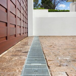 Galvanised Trench Grate & Frame – 300 x 2000mm, Budaguard™ Heelguard