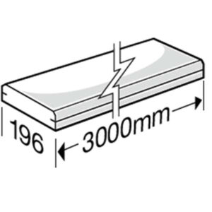 HardieDeck Decking Board 2 Grooves 19mm x 196mm x 3000mm